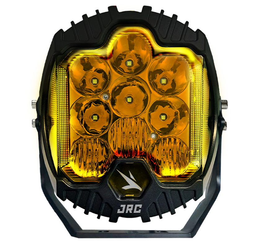 FARO FORCE FENIX 7″ AMARILLO CON DRL AMBAR  JRC-7002A