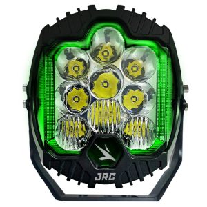 FARO FORCE FENIX 7″ BLANCO CON DRL VERDE  JRC-7002V